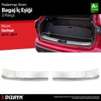 Aracım Oto Aksesuar S-Dizayn Nissan Qashqai 2 Krom Bagaj Iç Eşiği 2014-2017