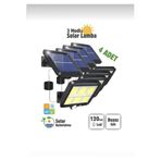 aradıgın 4 Adet 120 Led Solar Güneş Enerjili Hareket Sensörlü Kumandalı Ev Bahçe Garaj Duvar Lambası