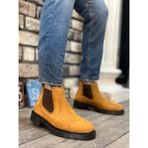 Aradım Taradım BA0319 Içi Dışı Hakiki Deri Camel Süet Erkek Spor Yarım Bilek Bot