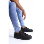 Aradım Taradım SLW165 Siyah Elite Cilt Erkek Günlük Sneaker Ayakkabı