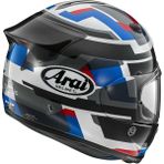 Araı Kask-Quantıc Abstract Blue - Renkli