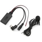 Aramox Bluetooth AUX Adaptörü, AUX Kablolu Araba Stereo Mikrofon Bluetooth 5.0 Radyo için Değiştirme IP-BUS