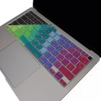 Arapça Macbook Air Klavye Koruyucu – M1 13 İnç İnce Silikon Kapak A2179 A2337 Dazzle Uk Ters L Enter