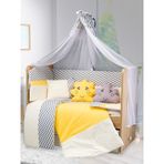 Aras Bebe 60x120 cm Sarı Esila Uyku Seti