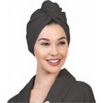 Aras Home Collection %100 Pamuklu Saç Bonesi - Plaj Havuz Deniz Uyumlu Hızlı Kurulama Baş Havlusu - Standart - Haki