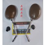 Aras Moto Araro Cappucino 125 Cc - 50 Cc Ayna Takımı Kahve Renk (Koyu Kahve )-
