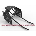 Aras Moto Bajaj Dominar 400-D250-400Ug Uyumlu Çanta Demiri+Yan Çanta Demir 3Lü Set Topcase (2017-2024)-