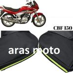 Aras Moto Honda Cbf 150 Rüzgarlık Elcik Koruma Telefon Tutuculu -