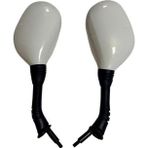 Aras Moto Honda Spacy Alpha 110 Ayna Seti Oem Beyaz -