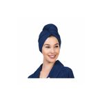arashomecollection %100 Pamuklu Düğmeli Saç Bonesi - Plaj Havuz Deniz Uyumlu Hızlı Kurulama Baş Havlusu