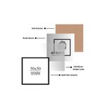 Araste Dekorasyon 50x50 Çerçeve-Fotoğraf Çerçevesi-Kare Çerçeve-Anı Köşesi-Boş Çerçeve