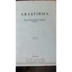 Araştırma Dil Ve Tarih-Coğrafya Fakültesi Felsefe Araştırmaları Enstitüsü Dergisi Vııı. Cilt - 1970