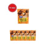 Araz Et Trio Move Kurabiye Aromalı Protein Topları, Çikolata Kaplı, 10 Adet (10'lu Kutu)