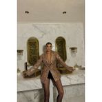 Arben Boutique Pul Payet Blazer Ceket - Bakır