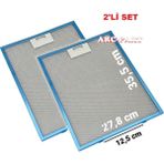 ARC-PART Ferre Fme 600 Davlumbaz Alüminyum Filtre 27,8X35,5 cm - 2'li Set