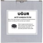 ARC-PART Uğur Uad 6012 GA3D Gri Davlumbaz Karbon Filtre - 1 Takım (2 Adet)