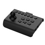 Arcade Fight Stick, Street Fighter Arcade Fighting Joystick Game Controller Compatible for Switch PS4 PS3 Ultimate Pandora Box PC Xbox Android iOS Mobile Phone (Black)