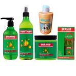 Arcade Natural Oil Series 1000 ml Şampuan 400 ml Saç Kremi 5'li Bakım Seti