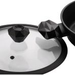 Arcak2 Diamond Kulp + 22 cm Tencere Sahan Tava silikon Cam Kapağı (DİKKAT TENCERE YOKTUR)