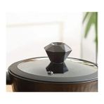 Arcak2 Diamond Silikon 22 cm Cam Kapak ve Orjinal Kulpla Beraber (DİKKAT TENCERE YOKTUR)