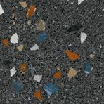 Arcana Terrazzo Stracciatella Grafito Mat 80x80 cm Yer Duvar Karosu