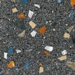 Arcana Terrazzo Stracciatella Grafito Parlak 79.3x79.3 cm Yer Duvar Karosu