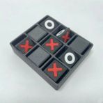 Arcanium Eğitici Zeka Oyunu Tic-Tac-Toe - Mantık ve Strateji Geliştirme Akıl ve Strateji Oyunu - Siyah - Beyaz - Kırmızı
