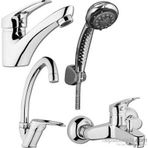 Arçe 4 Parça Lavabo Eviye Banyo Bataryası Duş Seti