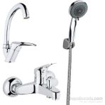 ARÇE Banyo + Lavabo + Duş Takımı