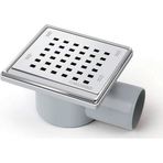 Arçe Mesa Teknik Ø50 Drainer Sürmeli Yandan Çıkışlı Banyo Yer Süzgeci 11X11 cm