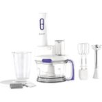 Arçelik 1 - 2 L K 1261 Rhb Blender Seti Rendeli El Blender Seti Mutfak Robotu 1000W C 2 Kademeli 220 - Beyaz