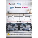 Arçelik 1 Ad Üst Ocak Gözü Izgara Grubu 47,5 X 23,2 Cm