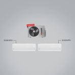 Arçelik 1+2 Multi Klima / 1 Adet 9 Btu Beyaz+1 Adet 9 Btu Beyaz Iç Ünite / 1 Adet 18 Btu Dış Ünite