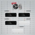 Arçelik 1+5 Multi Sistem Klima / 36100 Md Pro Dış Ünite ( 3 Adet 9 Btu Beyaz + 2 Adet 12 Btu Siyah Iç Üniteler )