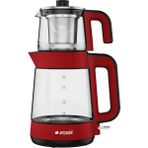 Arçelik 1900 W 2000 ml Çift Cam Kırmızı Çay Makinesi