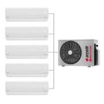 Arçelik 5+1 İnverter 9+9+9+9+9 30000 BTU/H A Enerji Sınıfı R32 İnverter Multi Split Duvar Tipi Klima