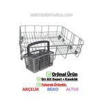 Arçelik 6243 Gri Bulaşık Makinesi Alt Sepet
