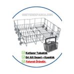 Arçelik 6271 Gri Bulaşık Makinesi Alt Sepet