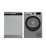 Arçelik 6455 WF I Bulaşık Makinesi + 900 KMX S Çamaşır Kurutma Makinesi