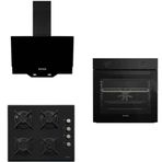 Arçelik 94 AFM 130 S - S 2140 - D003 Siyah 3'lü Ankastre Set