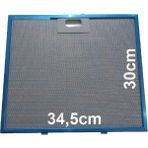 Arçelik Ade 606 D Filtre Davlumbaz Aspiratör Filtresi 9197061918 Alüminyum 34,5x30 cm