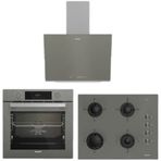Arçelik AFC 341 G - OCD T 651 EG - ADE 606-2 G Gri 3'lü Ankastre Set