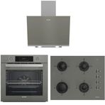 Arçelik AFC 342 G - OCD T 651 EG - ADE 606-2 G Gri 3'lü Ankastre Set