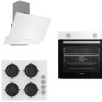 Arçelik AFM 130 B - D064 - CS206 Beyaz 3'lü Ankastre Set