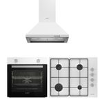 Arçelik AFM 130 B - OMD D 611 EB - P 27 YB Beyaz 3'lü Ankastre Set