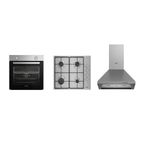 Arçelik AFM 130 I - OMD D 611 EI - P 27 YI Inox 3'lü Ankastre Set
