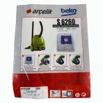 Arcelik Arcelik S 6260 Orjinal Elektrikli Supurge Toz Torbasi (5 Adet)