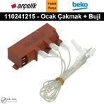 Arçelik Beko Altus Fırın Ocak 4lü BUJİ + ÇAKMAK Manyeto 110241215