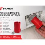 Arçelik Beko Çamaşır Makinesi Pompa Kapağı Anahtar Aleti