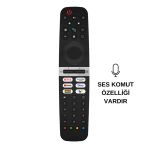 ARÇELİK-BEKO. GR-V5 SES KOMUTLU NETFLIX-PRIMEVİDEO -YOUTUBE-DISNEY-EXXEN-TV+ LCD LED TV KUMANDASI